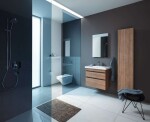 DURAVIT - DuraStyle Umyvadlová skříňka Compact, 61x50x37 cm, 2 zásuvky, lesklá bílá DS640302222