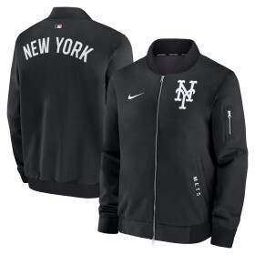Nike Pánská bunda New York Mets MLB 2026 Authentic Dugout Bomber Velikost: L