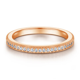 LUNICA Stříbrný prstýnek MARION ROSE Velikost prstenu: 8 (EU: 57-58) 0618_8