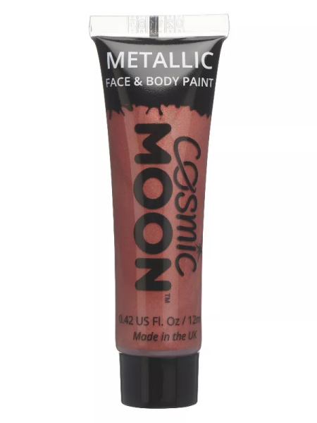 Ptakoviny.cz Líčidlo na obličej a tělo - Cosmic Moon Metallic - červené 12 ml