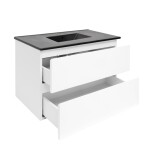 Koupelnová skříňka s umyvadlem SAT B-Way 79x50x45 cm bílá lesk BWAY280WU4B BWAY280WU4B