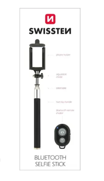 SWISSTEN Bluetooth Selfie Stick černá (32000300)
