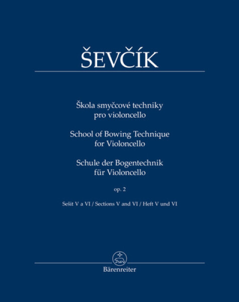 Škola smyčcové techniky pro violoncello/op. 2, sešit V a VI - Otakar Ševčík