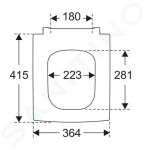 VILLEROY & BOCH - Memento 2.0 WC sedátko, SoftClosing, QuickRelease, alpská bílá 8M24S101