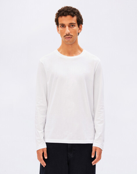Tričko Armedangels Jaames Longsleeve 188 white