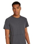 Pánské merino tričko s krátkým rukávem ICEBREAKER Mens 200 Waffle Elevation SS Tee, Obsidian velikost: S