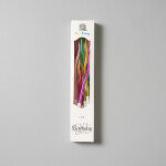 Dortové svíčky zakroucené metalické barevné 6ks