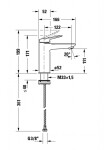DURAVIT - Wave Umyvadlová baterie, FreshStart, chrom WA1021002010