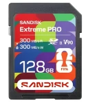SanDisk Extreme PRO SDXC 128GB FIFA World Cup 2026 / Paměťová karta / UHS-II V90 / čtení: 300 MB/s / vhodné pro 8K (SDSDXDM-128G-GN4IH)