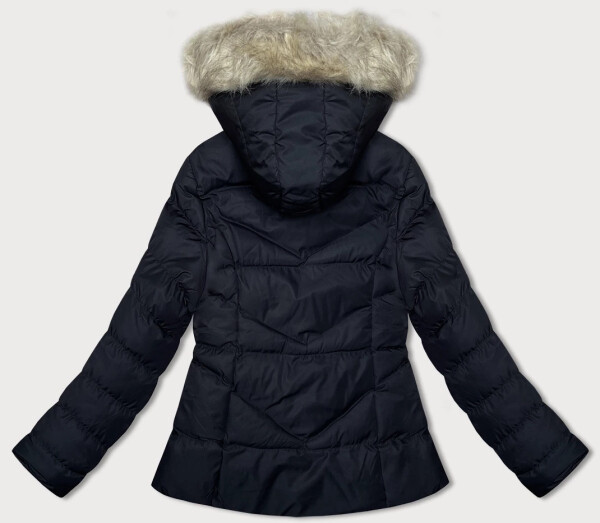 Černá krátká prošívaná dámská zimní bunda J Style (5M3153-392) odstíny černé S (36)