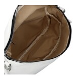 Módní dámská koženková ledvinka/crossbody Pola, bílá
