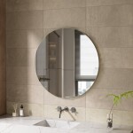 Erga Round, kulaté zrcadlo 90cm, ERG-V01-ROUND-9090-CL
