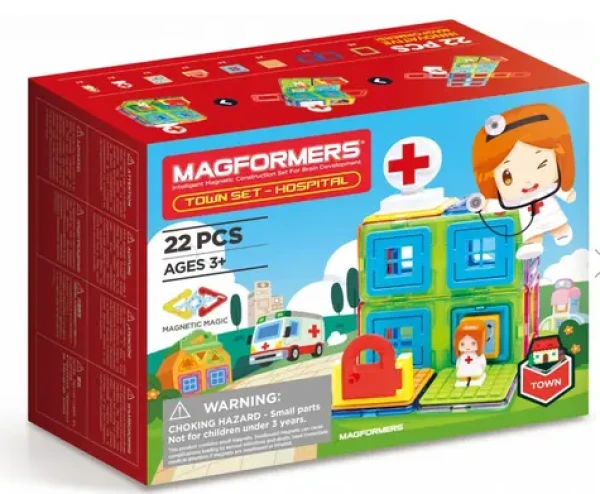 MAGFORMERS Městečko Nemocnice 22 dílků