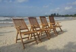 Zahradní křeslo skládací RIVIERA natural (FSC100%)