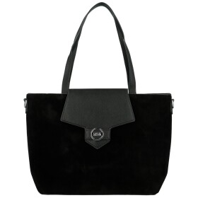 Trendy dámská koženková kabelka na rameno Coveri Hilari, černá