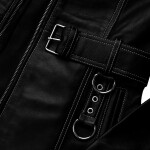 Dámský Kožený Kabát Lyra Brixton Černý Velikost: M