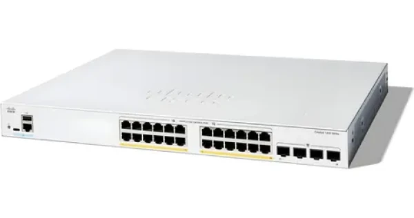 Cisco Catalyst C1200-24FP-4G / Switch / 24x GLAN / 4x SFP / PoE+ 375W (C1200-24FP-4G)