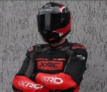 Kožená bunda Xrc Moos 2.0 Hlt men blk/red/wht - 56 / červená