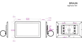 Braun DigiFrame 1901 47 cm (18,5") / Fotorámeček / 18,5" (21250)