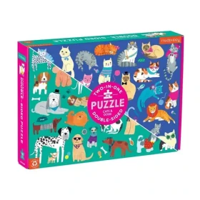 Mudpuppy Oboustranné puzzle Psi a kočky