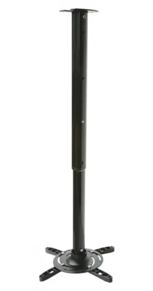 P-105B Stropní držák na projektor / 60-102 cm / nosnost 15 kg / univerzální (RAMART P-105 CZARNY)