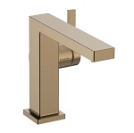 HANSGROHE - Tecturis E Umyvadlová baterie s výpustí Push-Open, CoolStart, EcoSmart, kartáčovaný bronz 73020140