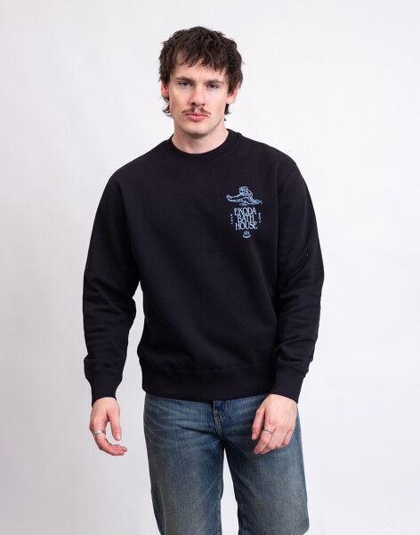 Edwin Ekoda Bath House Sweat Black garment washed M