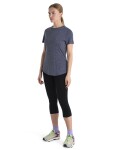 ICEBREAKER Wmns Merino 125 Cool-Lite™ Sphere III SS Tee, Midnight Navy Heather velikost: S