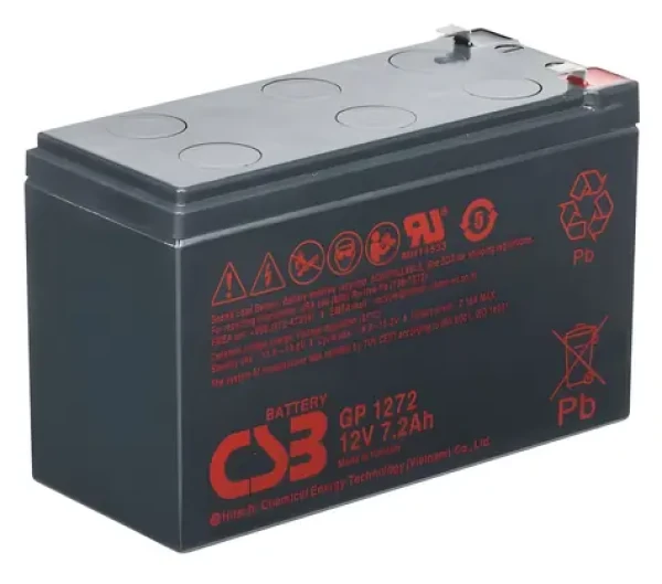 CSB GP1272 F2 / Pb záložní akumulátor / VRLA AGM / 12V / 7,2 Ah (GP1272 F2)