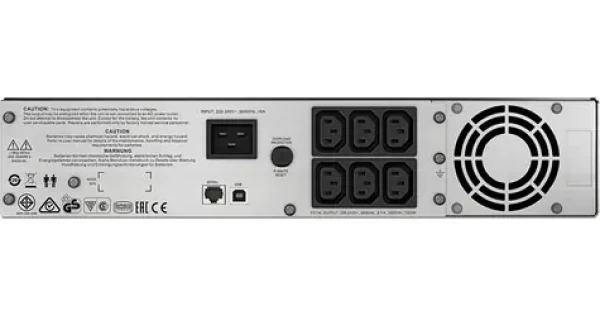 APC Smart-UPS C 2000VA LCD RM 2U / Záložní zdroj UPS / 2000 VA / 1300 W / 230 V / Line interaktivní (SMC2000I-2U)
