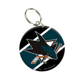 Wincraft Přívěšek na Klíče San Jose Sharks NHL Team Logo Premium Acrylic Keychain FA_4484732