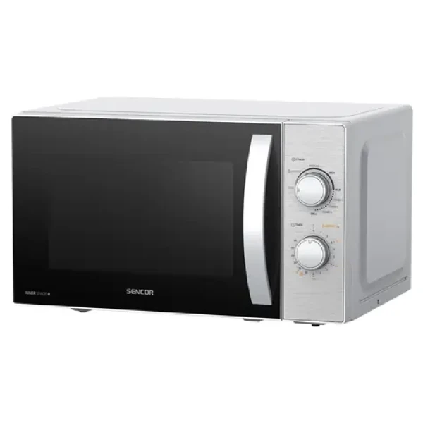 SENCOR SMW 4320SS stříbrná / mikrovlnná trouba / gril / 700W / 20L (8590669346400)