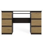 Psací stůl Kuba antracit/artisan