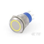 C & K Switches U811J85W3GE223 tlačítko 120 V, 28 V/DC 1 A 1x zap/(zap) červená (š x v) 15.24 mm x 12.70 mm 1 ks Bulk