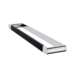 Nimco Nava chrom - černá mat držák na ručníky 45 cm NA 28046 NA 28046