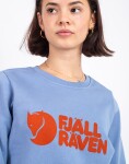 Fjällräven Fjällräven Logo Sweater W 543-243 Dawn Blue-Terracotta Brown XS