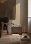Stoff Nagel Vysoká svíčka STOFF Nagel Golden Honey – set 8 ks, hnědá barva, vosk