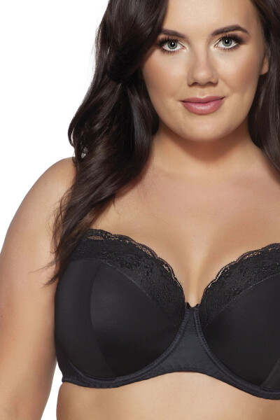 Dámská podprsenka 2112 Azalea black plus - AVA černá 80/I