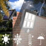 Izoxis 10719 Solární venkovní 120 LED osvětlení, pohybový senzor