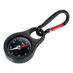 Troika klíčenka - kompas (kovová, s karabinkou, mix barev)