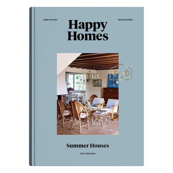 Happy Homes - Summer Houses, modrá barva, papír