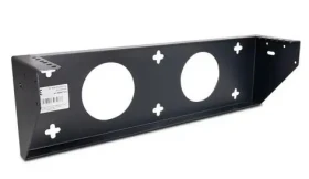 Inter-Tech Nástěnný držák pro 19" rack černá / Konzole / 2U / nosnost 15 kg (88887323)
