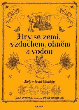 Hry se zemí, vzduchem, ohněm a vodou - Živly v lesní škol(c)e - Jane Woroll