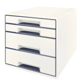 Leitz WOW CUBE (4 zásuvky) Zásuvkový box bílo-šedá / doprodej (52132001)