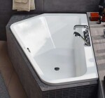 DURAVIT - Paiova 5 Vana asymetrická, 190x140 cm, levá, bílá 700392000000000