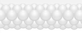 Balónková girlanda bílá 3 m balonky.cz Balónková girlanda bílá 3 m balonky.cz