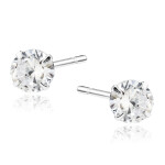 LUNICA Stříbrné náušnice 6mm 0006 Ag 925; ≤0,9 g.