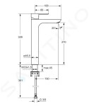 HANSA - Ligna Umyvadlová baterie, chrom 06032203