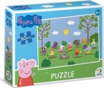 Puzzle Prasátko Peppa: Zábava na sluníčku 60 dílků