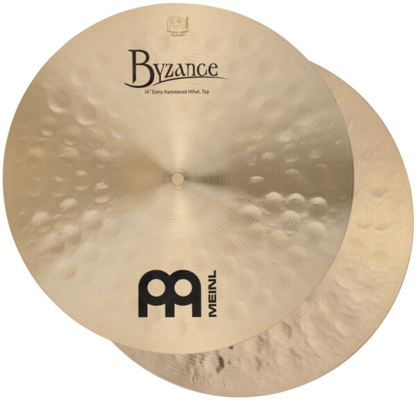 Meinl Cymbals Byzance Traditional Extra Hammered Hihat - 14”